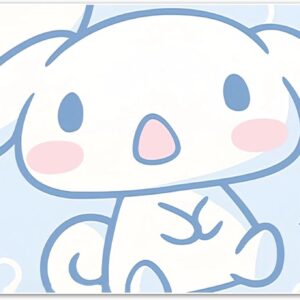 XXL Extended Gaming Mouse Pad, Cute Anime Cartoon Desk Mat for Girls and Women, Smooth Fabric Surface, Stitched Edges, Large 27.6 × 11.8 Inch Mouse Mat