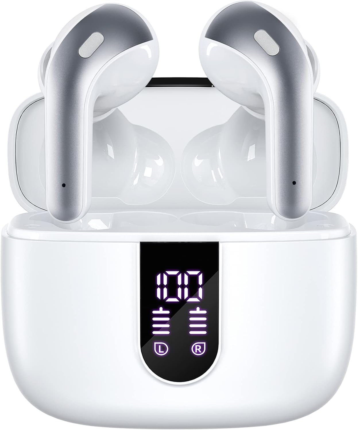 Wireless Bluetooth Earbuds with Mic, 60H Playtime
