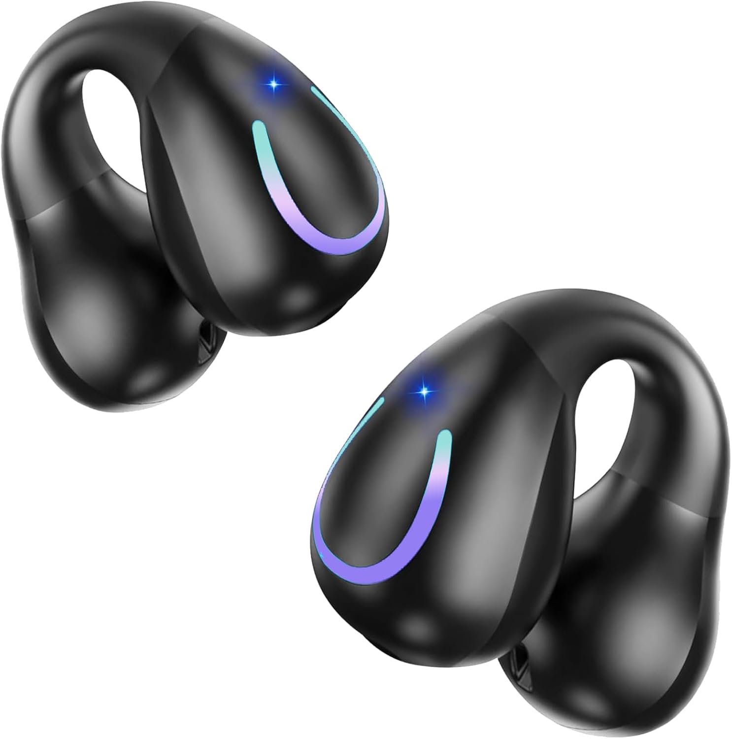 Wireless Bone Conduction Earbuds with ENC Mic, Sports/Gaming