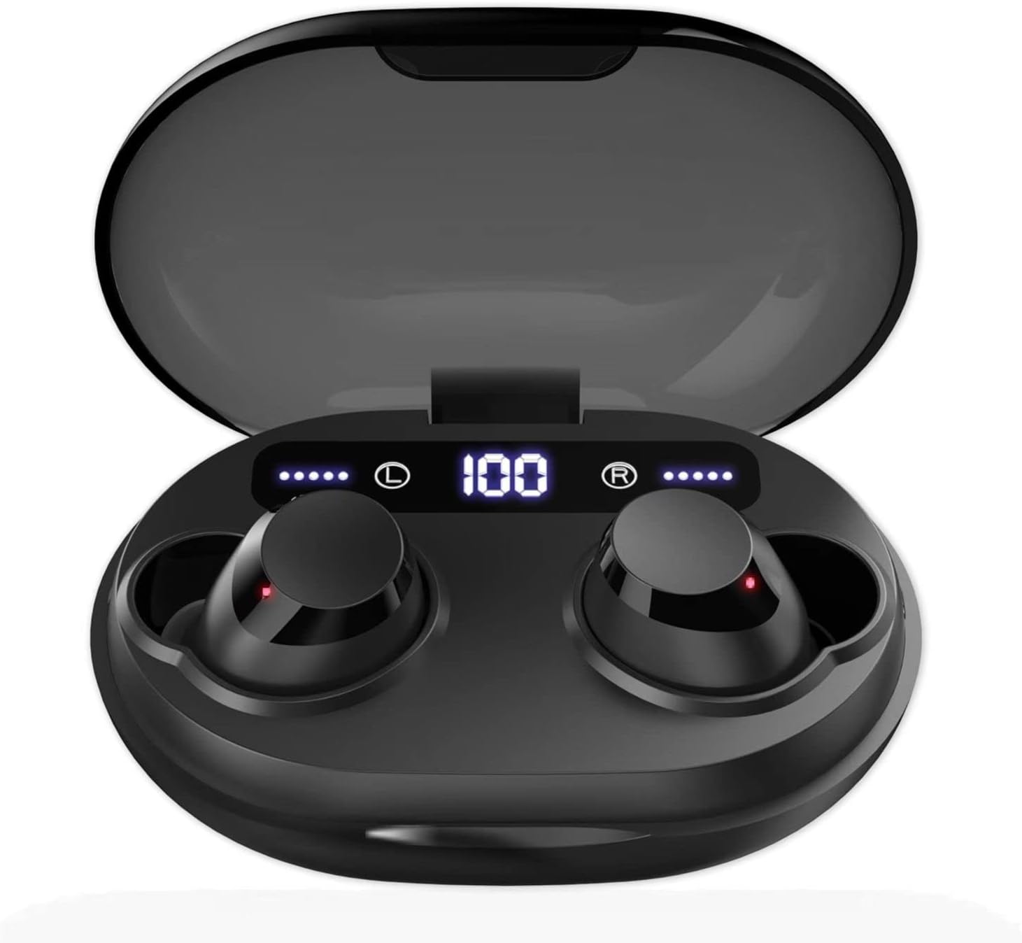 Wireless Earbuds with Deep Bass and LED Charging Case