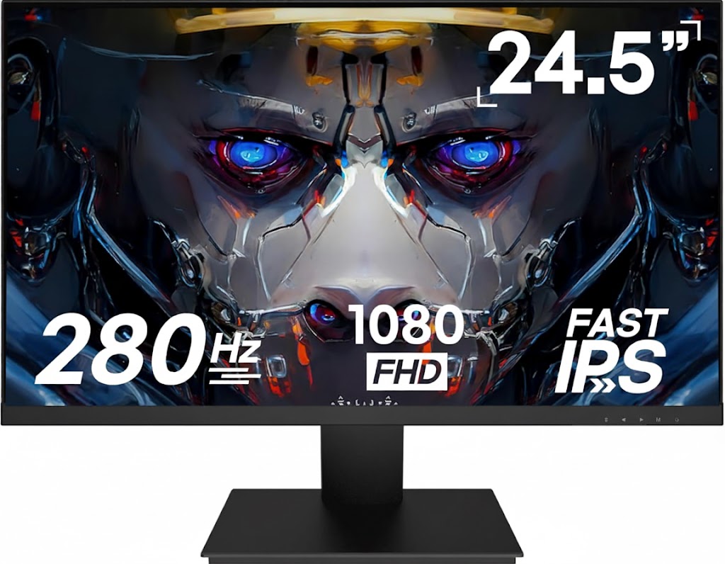 24.5-inch FHD 1080p Gaming Monitor 280Hz / 144Hz Nano IPS 1ms GTG Response Time