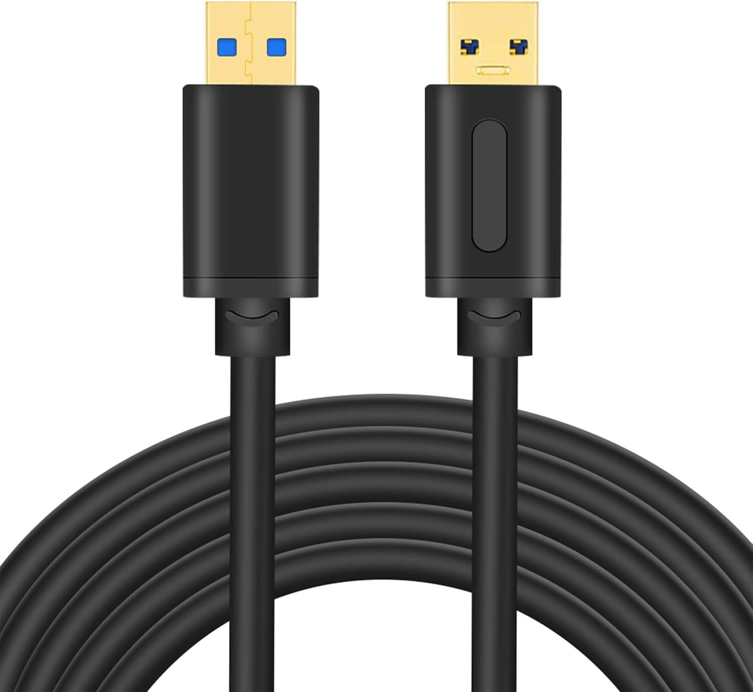 10ft USB 3.0 A-to-A Male Cable Double-Ended for Hard Drives, DVD Players, and Laptops - Image 2