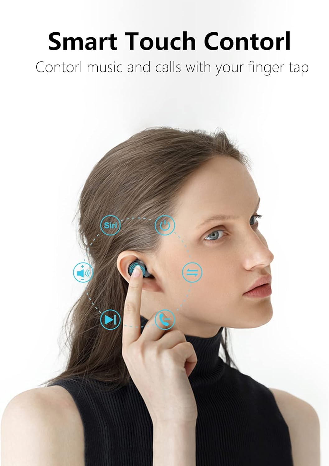 Wireless Earbuds with Deep Bass and LED Charging Case - Image 2