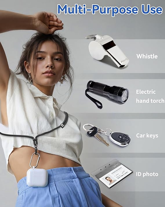 Cell Phone Lanyard Crossbody and Wrist Strap for Smartphones Compatible with Most iPhone and Android Phones - Image 4